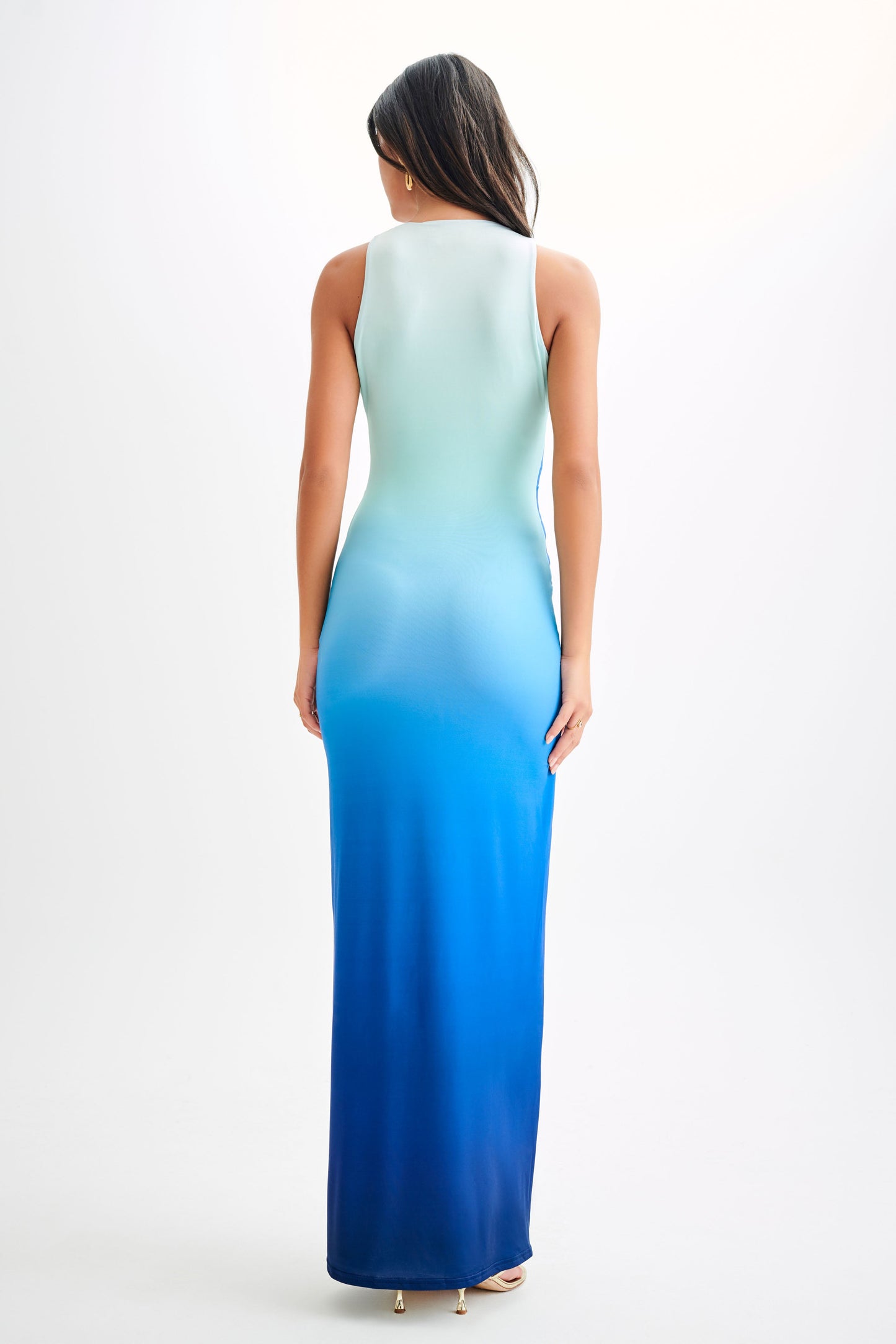 BELLA - OMBRE BLUE MAXI DRESS