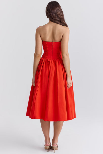 LAILA - RED SOLEIL BOUTIQUE DRESS