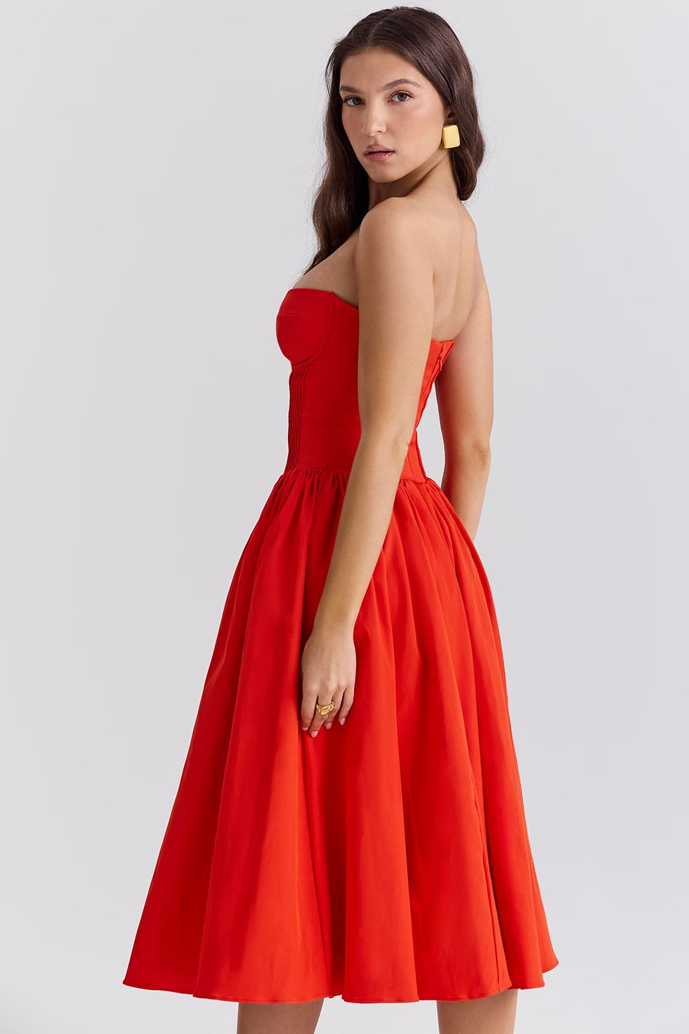 LAILA - RED SOLEIL BOUTIQUE DRESS