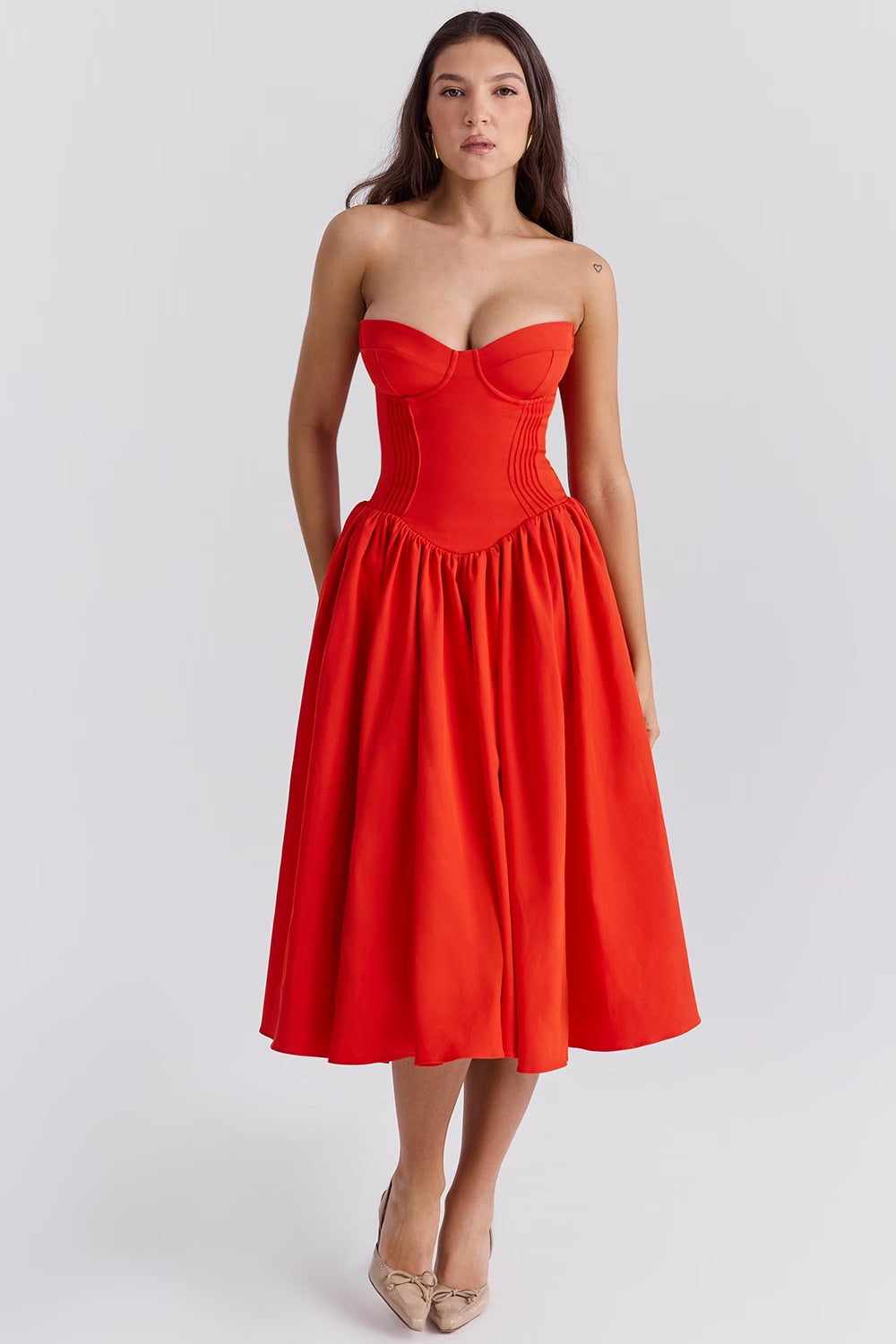 LAILA - RED SOLEIL BOUTIQUE DRESS