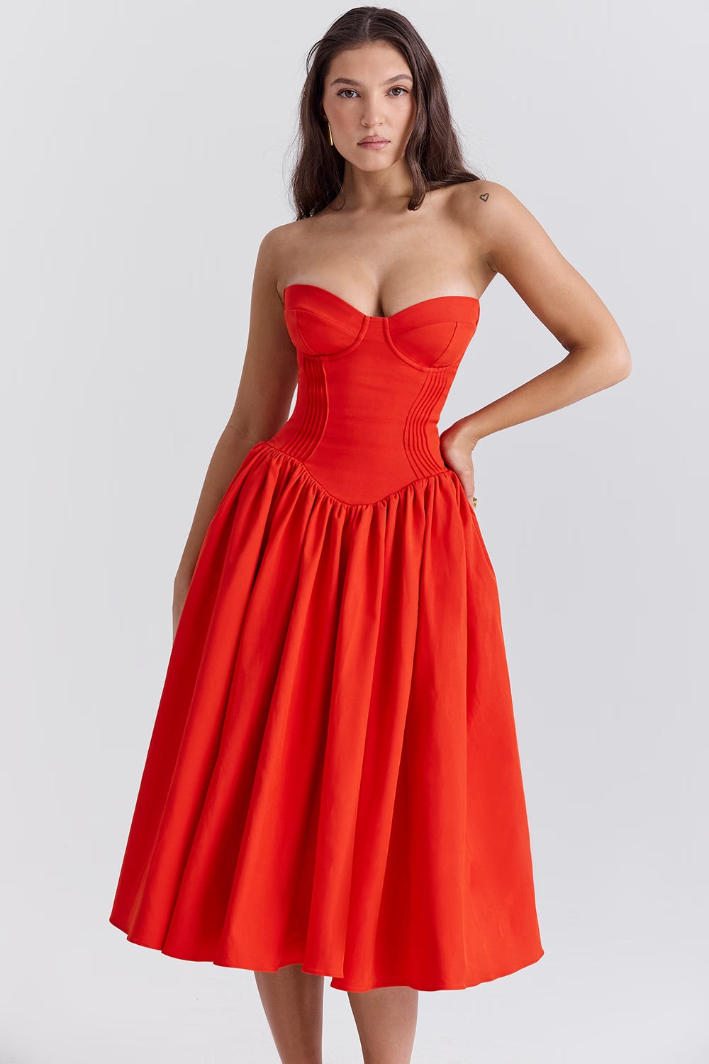 LAILA - RED SOLEIL BOUTIQUE DRESS