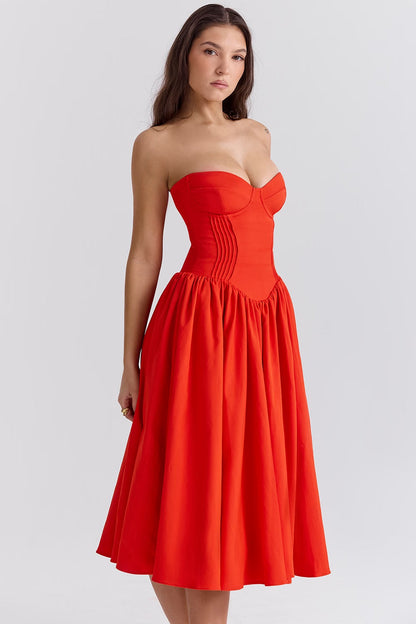 LAILA - RED SOLEIL BOUTIQUE DRESS