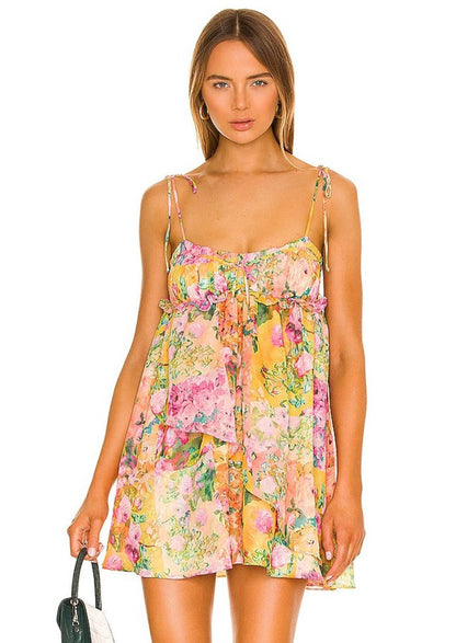 KELLY - FLORAL MINI DRESS