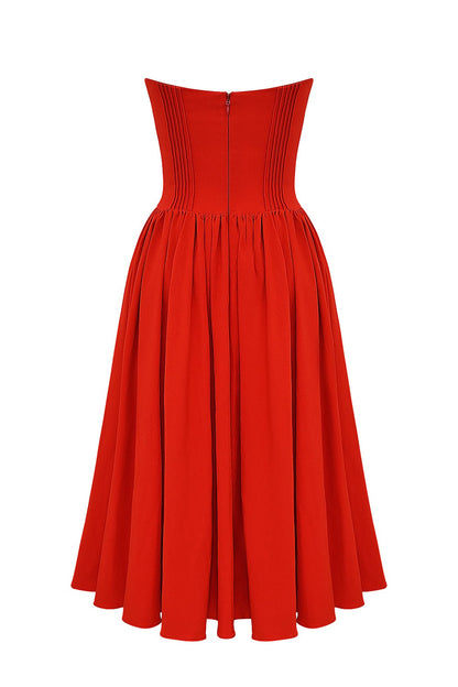 LAILA - RED SOLEIL BOUTIQUE DRESS